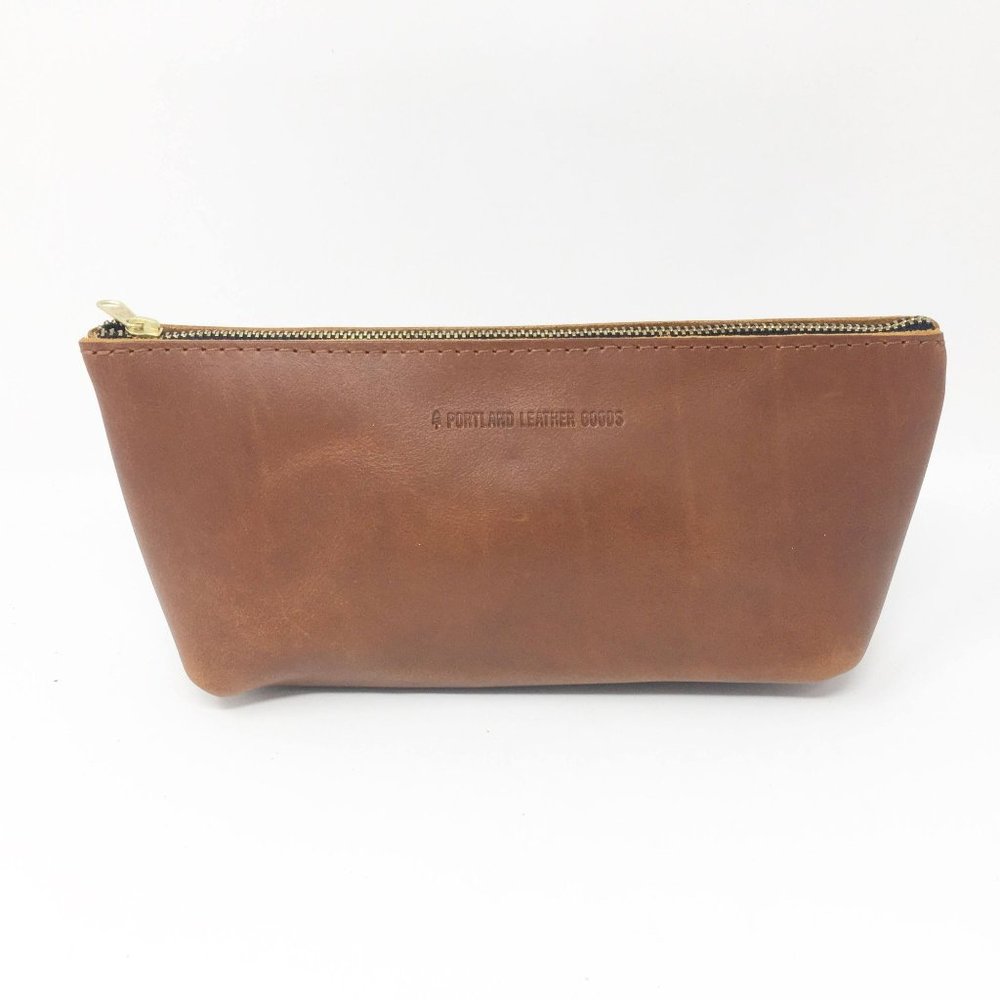 Portland Leather Brown Pouch